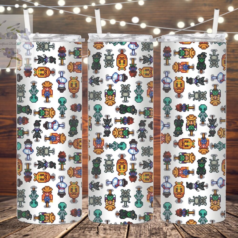 Stardew Valley Scarecrows Metal Insulated Tumbler